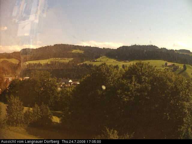 Webcam-Bild: Aussicht vom Dorfberg in Langnau 20080724-170500
