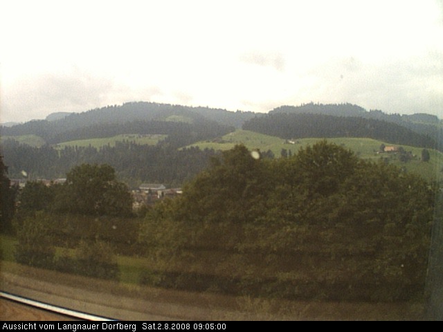 Webcam-Bild: Aussicht vom Dorfberg in Langnau 20080802-090500