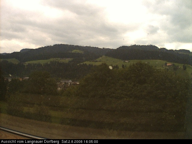 Webcam-Bild: Aussicht vom Dorfberg in Langnau 20080802-160500