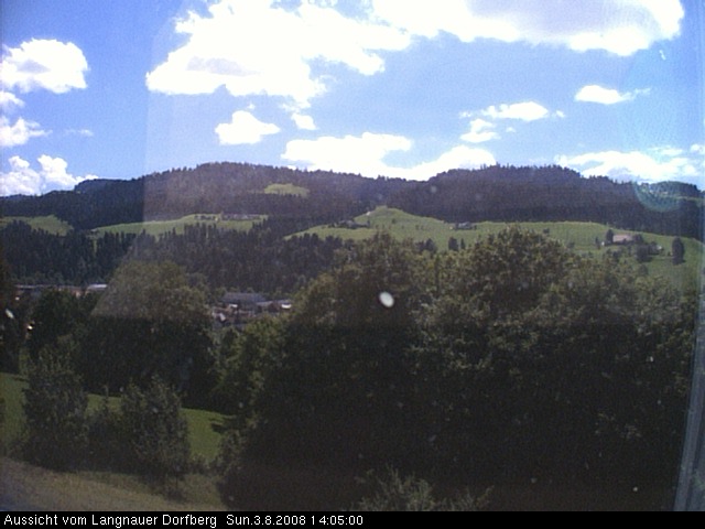 Webcam-Bild: Aussicht vom Dorfberg in Langnau 20080803-140500