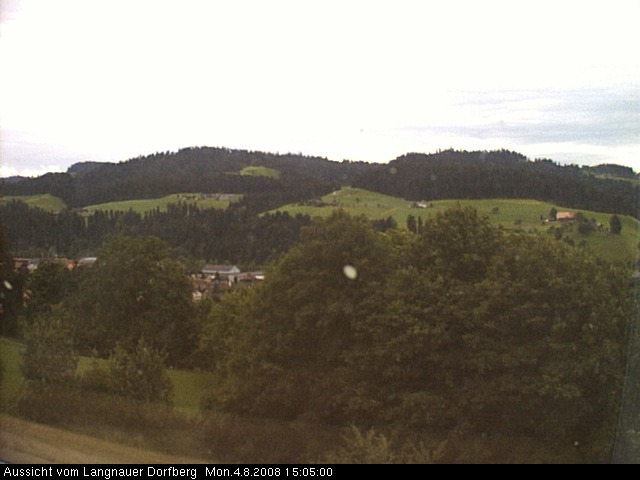 Webcam-Bild: Aussicht vom Dorfberg in Langnau 20080804-150500