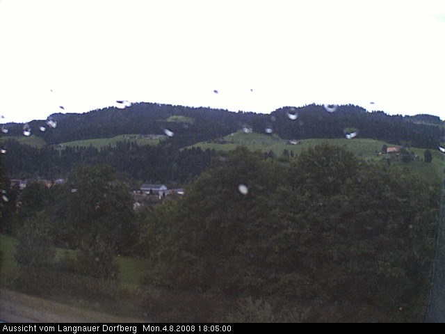 Webcam-Bild: Aussicht vom Dorfberg in Langnau 20080804-180500