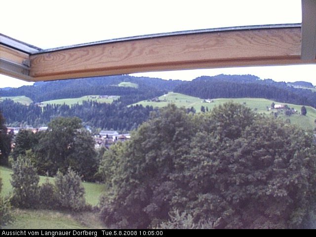 Webcam-Bild: Aussicht vom Dorfberg in Langnau 20080805-100500