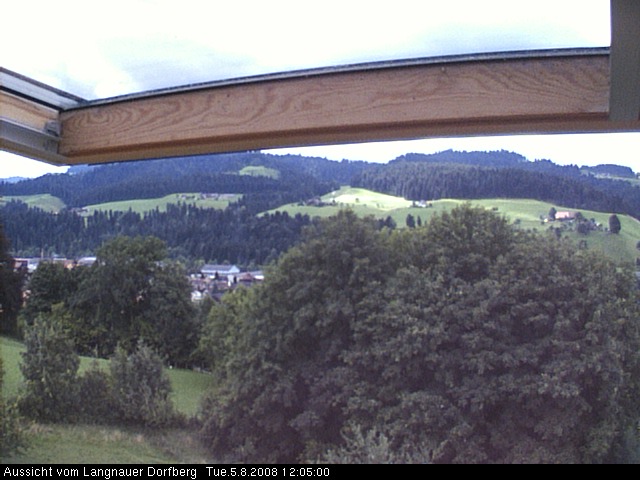 Webcam-Bild: Aussicht vom Dorfberg in Langnau 20080805-120500