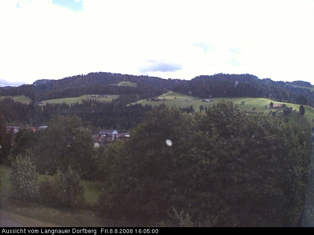 Webcam-Bild: Aussicht vom Dorfberg in Langnau 20080808-160500