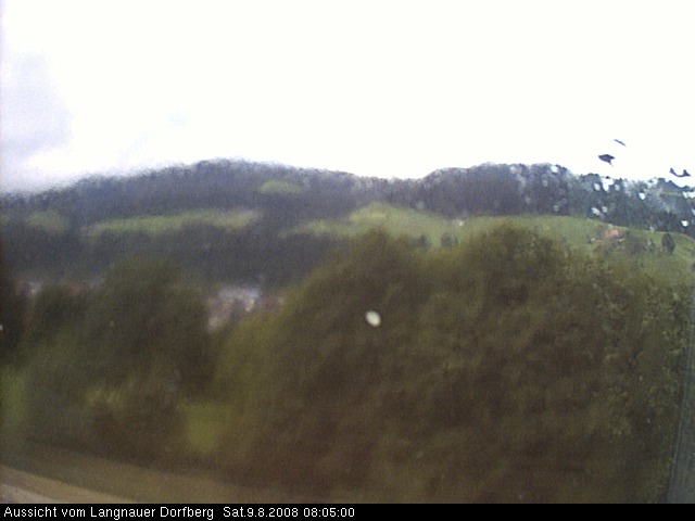 Webcam-Bild: Aussicht vom Dorfberg in Langnau 20080809-080500