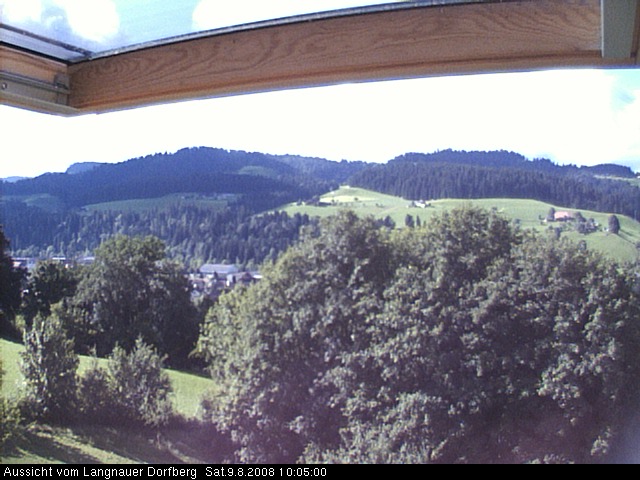Webcam-Bild: Aussicht vom Dorfberg in Langnau 20080809-100500