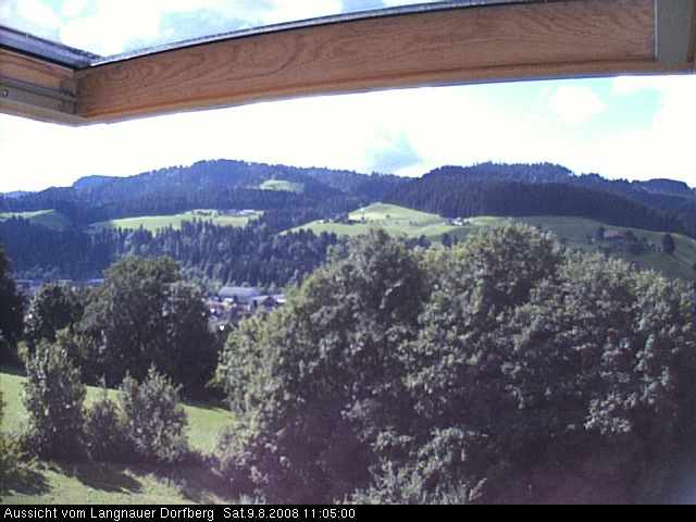 Webcam-Bild: Aussicht vom Dorfberg in Langnau 20080809-110500