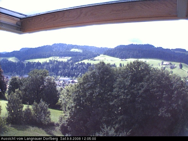 Webcam-Bild: Aussicht vom Dorfberg in Langnau 20080809-120500