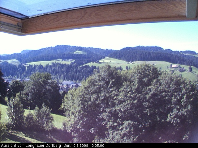 Webcam-Bild: Aussicht vom Dorfberg in Langnau 20080810-100500