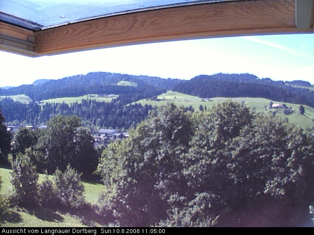 Webcam-Bild: Aussicht vom Dorfberg in Langnau 20080810-110500