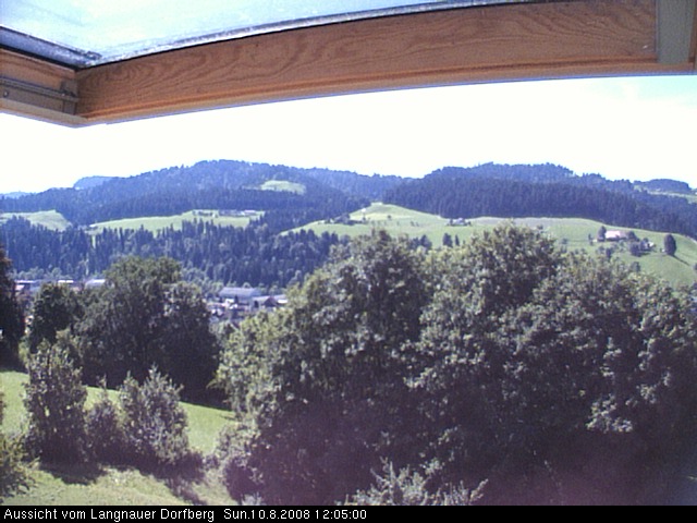 Webcam-Bild: Aussicht vom Dorfberg in Langnau 20080810-120500
