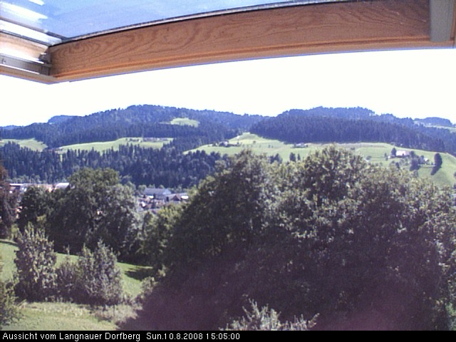 Webcam-Bild: Aussicht vom Dorfberg in Langnau 20080810-150500