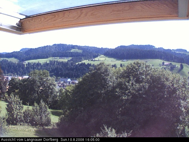 Webcam-Bild: Aussicht vom Dorfberg in Langnau 20080810-160500