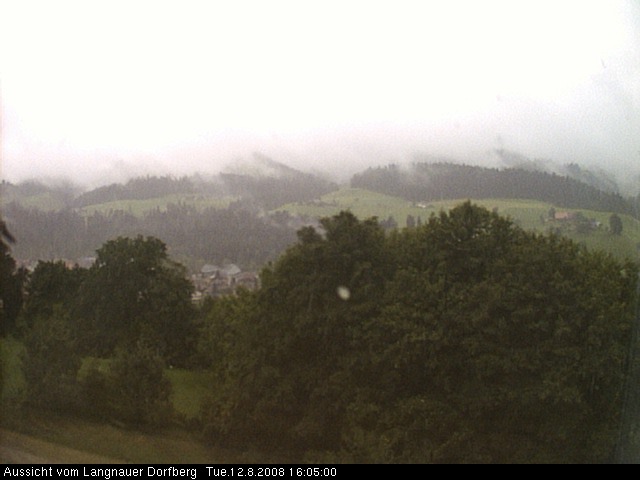 Webcam-Bild: Aussicht vom Dorfberg in Langnau 20080812-160500