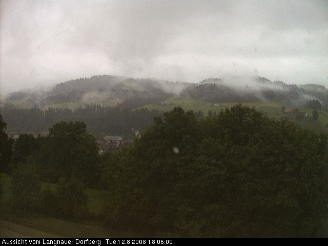 Webcam-Bild: Aussicht vom Dorfberg in Langnau 20080812-180500