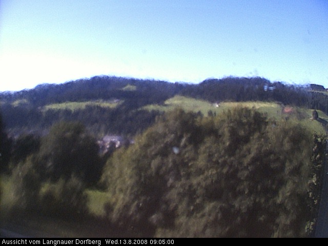 Webcam-Bild: Aussicht vom Dorfberg in Langnau 20080813-090500
