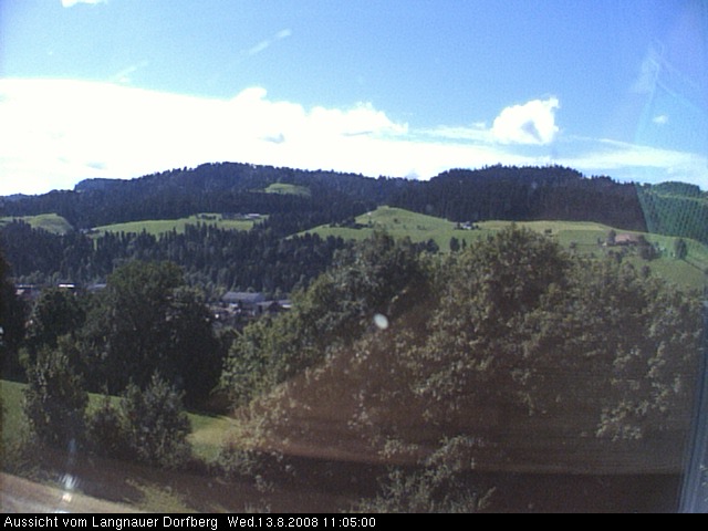 Webcam-Bild: Aussicht vom Dorfberg in Langnau 20080813-110500