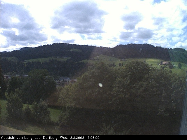 Webcam-Bild: Aussicht vom Dorfberg in Langnau 20080813-120500