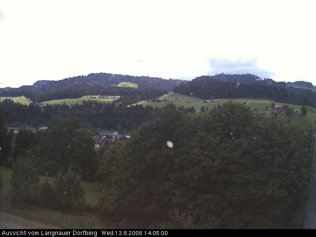 Webcam-Bild: Aussicht vom Dorfberg in Langnau 20080813-140500