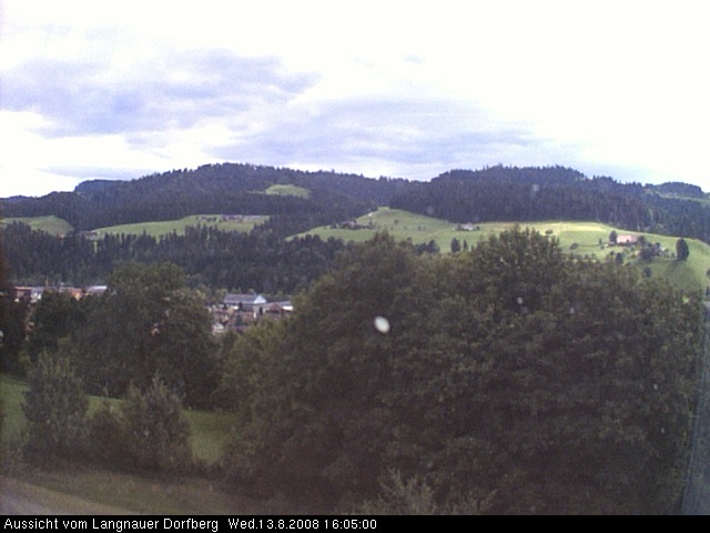 Webcam-Bild: Aussicht vom Dorfberg in Langnau 20080813-160500