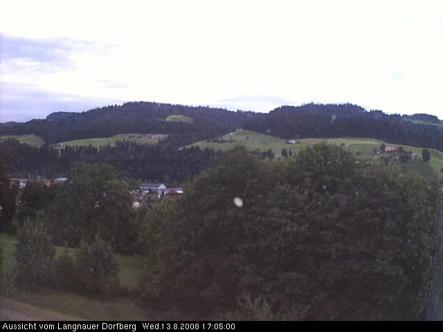 Webcam-Bild: Aussicht vom Dorfberg in Langnau 20080813-170500