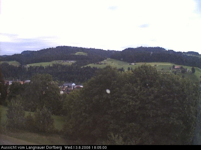 Webcam-Bild: Aussicht vom Dorfberg in Langnau 20080813-180500