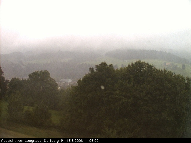 Webcam-Bild: Aussicht vom Dorfberg in Langnau 20080815-140500
