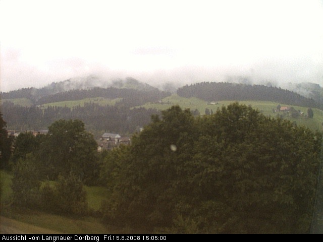 Webcam-Bild: Aussicht vom Dorfberg in Langnau 20080815-150500