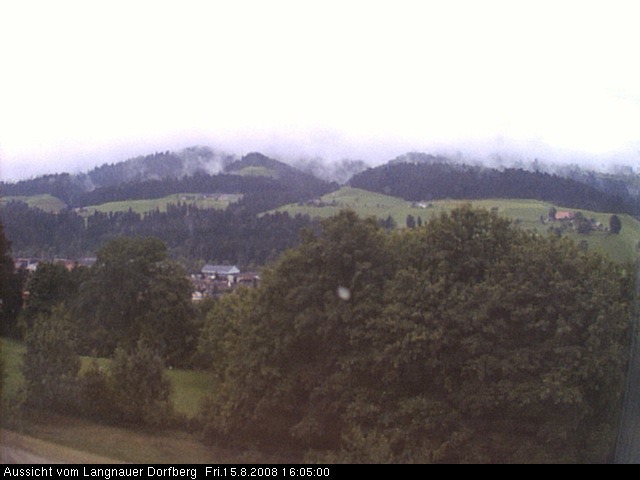 Webcam-Bild: Aussicht vom Dorfberg in Langnau 20080815-160500