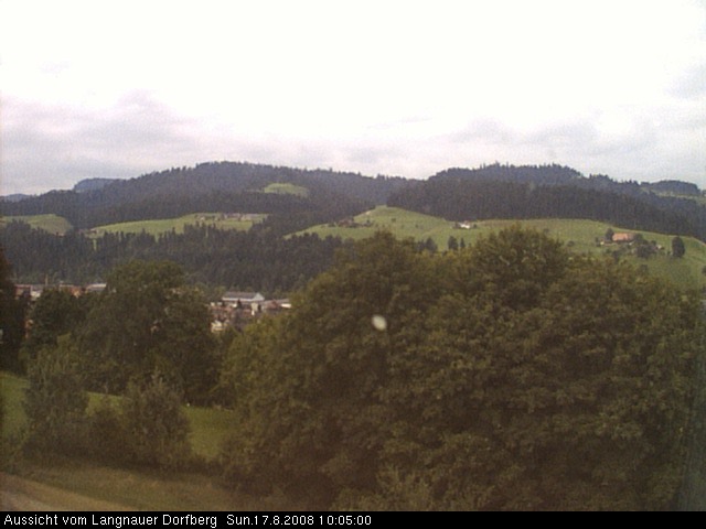 Webcam-Bild: Aussicht vom Dorfberg in Langnau 20080817-100500