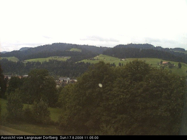 Webcam-Bild: Aussicht vom Dorfberg in Langnau 20080817-110500