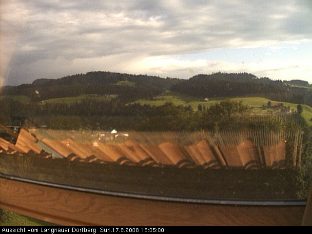 Webcam-Bild: Aussicht vom Dorfberg in Langnau 20080817-180500