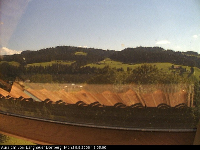 Webcam-Bild: Aussicht vom Dorfberg in Langnau 20080818-160500