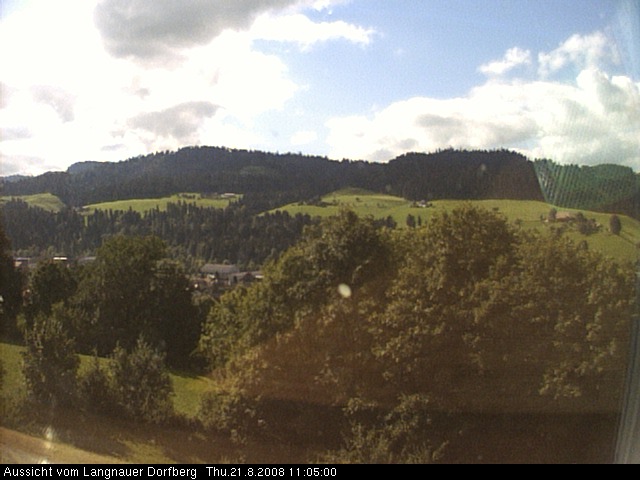 Webcam-Bild: Aussicht vom Dorfberg in Langnau 20080821-110500