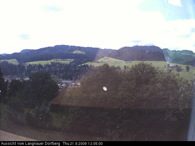 Webcam-Bild: Aussicht vom Dorfberg in Langnau 20080821-120500
