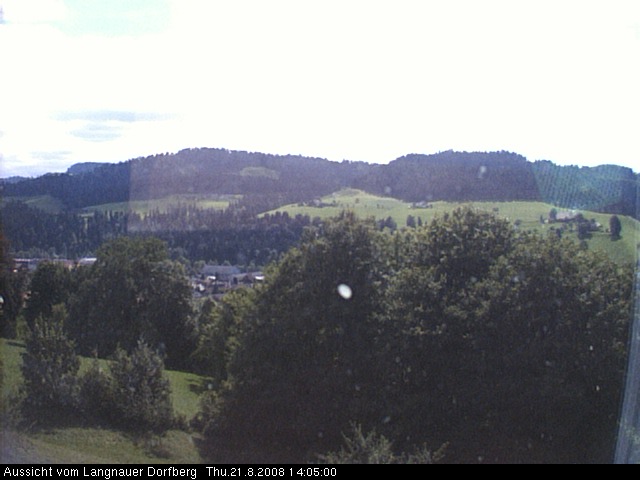 Webcam-Bild: Aussicht vom Dorfberg in Langnau 20080821-140500