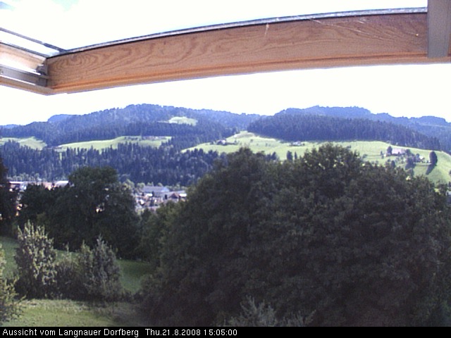 Webcam-Bild: Aussicht vom Dorfberg in Langnau 20080821-150500