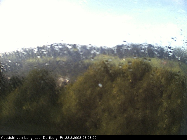 Webcam-Bild: Aussicht vom Dorfberg in Langnau 20080822-080500