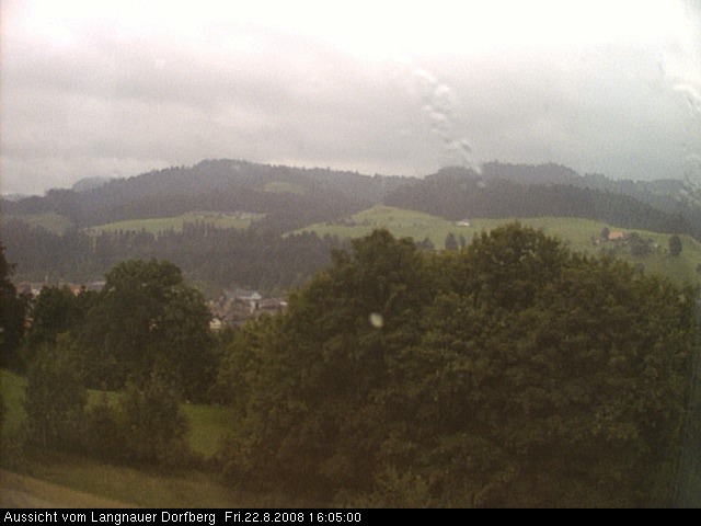 Webcam-Bild: Aussicht vom Dorfberg in Langnau 20080822-160500