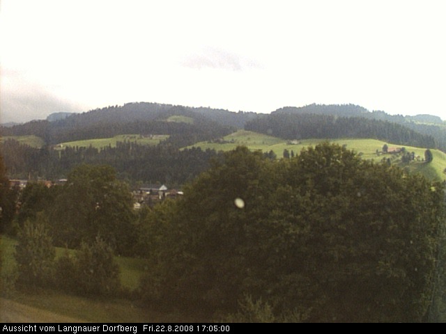 Webcam-Bild: Aussicht vom Dorfberg in Langnau 20080822-170500