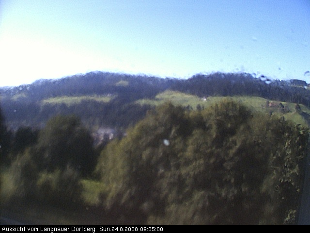 Webcam-Bild: Aussicht vom Dorfberg in Langnau 20080824-090500