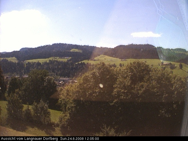 Webcam-Bild: Aussicht vom Dorfberg in Langnau 20080824-120500