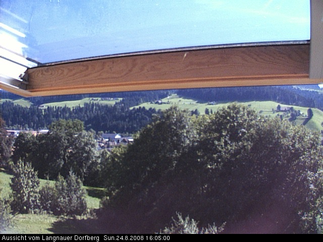 Webcam-Bild: Aussicht vom Dorfberg in Langnau 20080824-160500