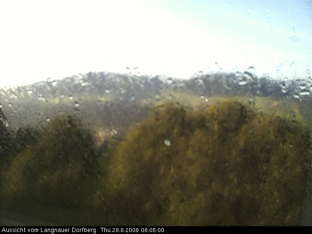 Webcam-Bild: Aussicht vom Dorfberg in Langnau 20080828-080500