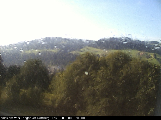 Webcam-Bild: Aussicht vom Dorfberg in Langnau 20080828-090500