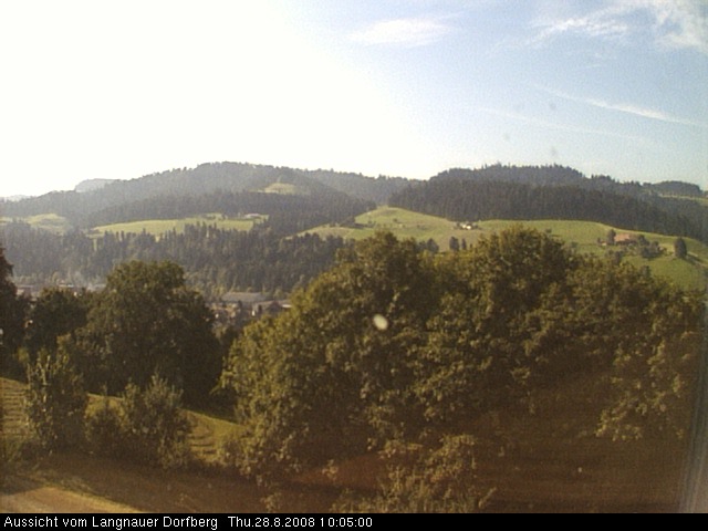 Webcam-Bild: Aussicht vom Dorfberg in Langnau 20080828-100500