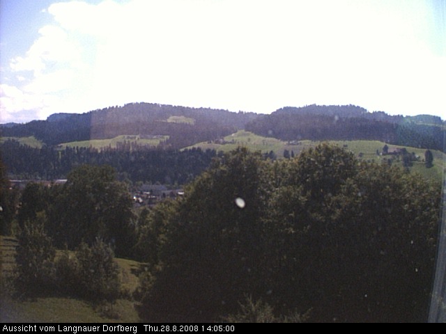 Webcam-Bild: Aussicht vom Dorfberg in Langnau 20080828-140500