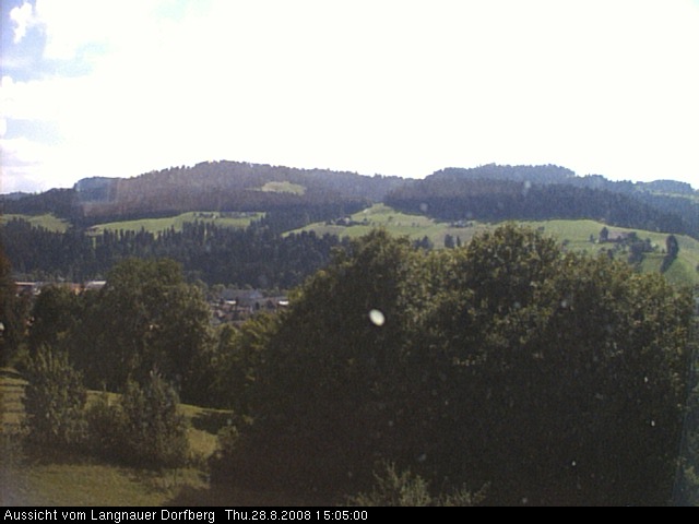 Webcam-Bild: Aussicht vom Dorfberg in Langnau 20080828-150500
