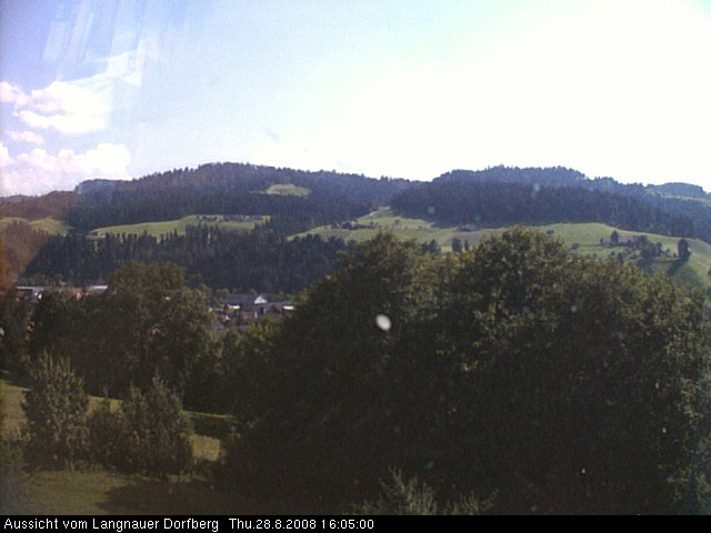 Webcam-Bild: Aussicht vom Dorfberg in Langnau 20080828-160500